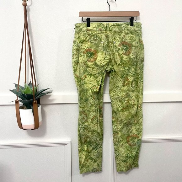 Anthropologie Pilcro and the Letterpress Green The Wanderer Pants Low Rise 28 - Picture 3 of 7